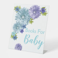 Blue Baby In Bloom Brunch Shower Books