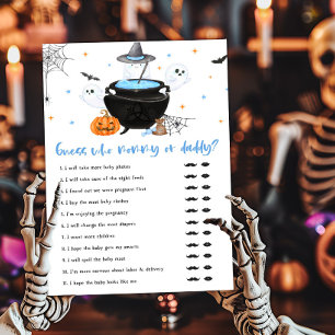 Blue Baby is Brewing Guess who Mummy or Daddy Game