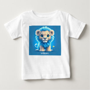Blue Baby Lion for Lion Lovers T-Shirt