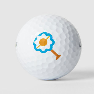 blue baby rattle golf balls