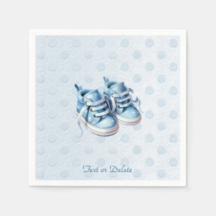 Blue Baby Shoes Napkins