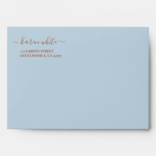 Blue Baby Shower Boy Envelope