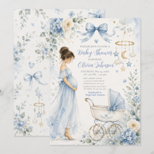 Blue Baby Shower Celebration Invitation