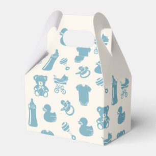 Blue Baby Shower  Favour Box