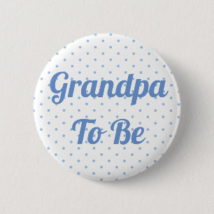 Blue Baby Shower Pin for the Grandpa to be
