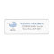 Blue Baby Stroller Return Address Label