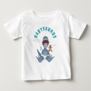 Blue Babysaurus T-rex Baby T-Shirt