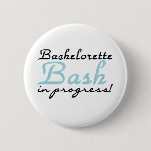 Blue Bachelorette Bash 6 Cm Round Badge