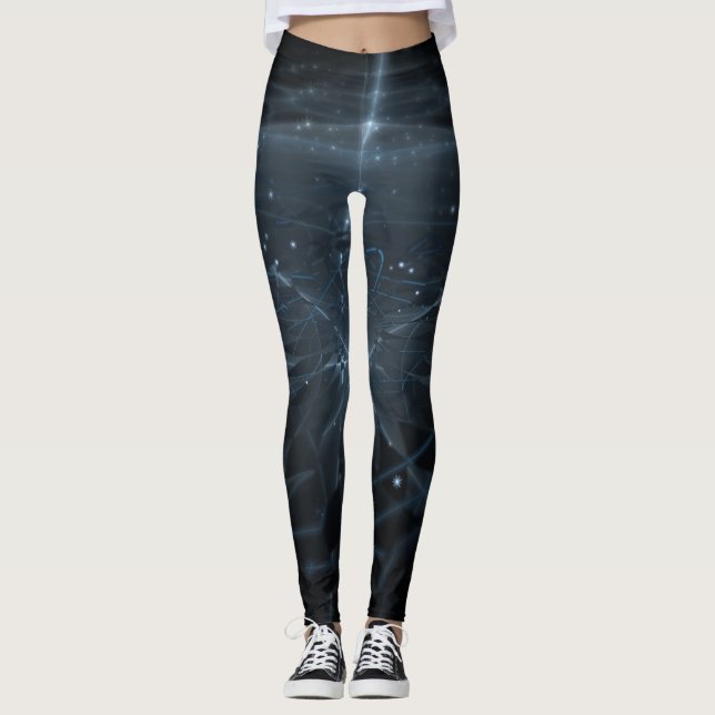 Blue Back Galaxy Leggings (Front)