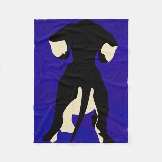 Blue Backdrop Fleece Blanket (Front)