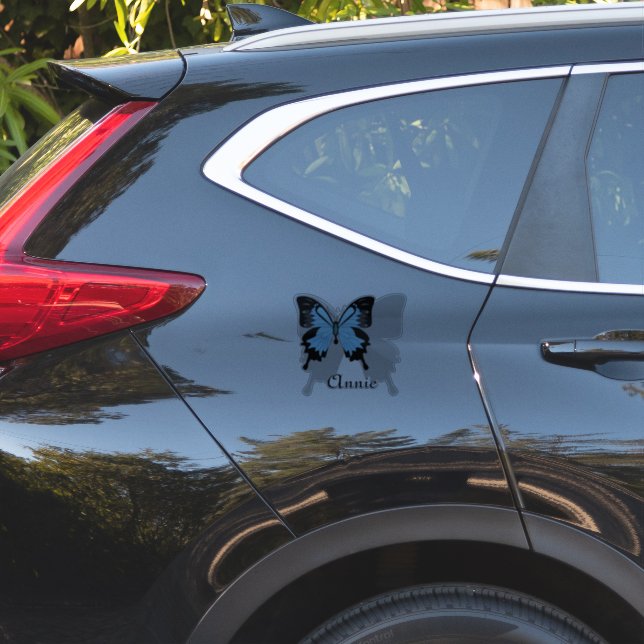 Blue Backed Butterfly Shadow Contour (Car Back)