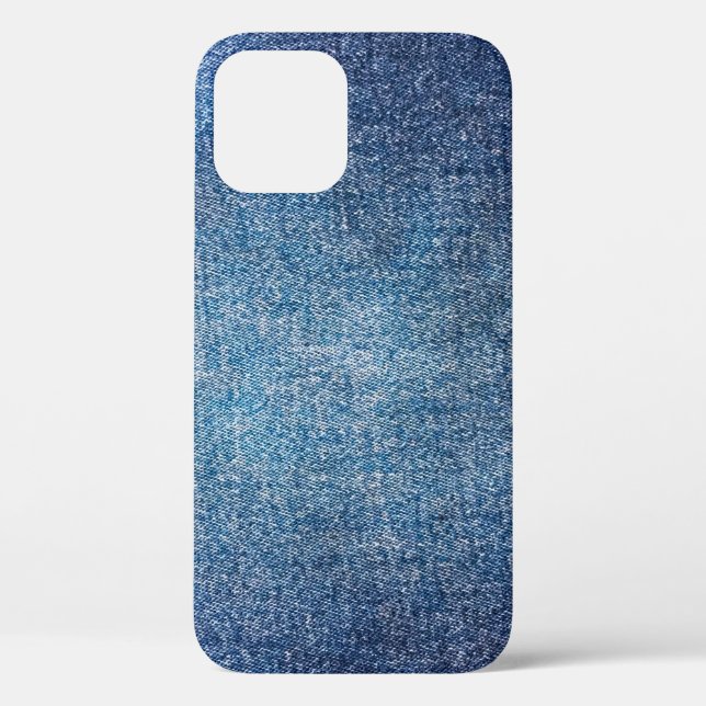 Blue background, denim jeans texture background. D Case-Mate iPhone Case (Back)