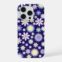 Blue Background Floral Pattern