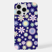Blue Background Floral Pattern