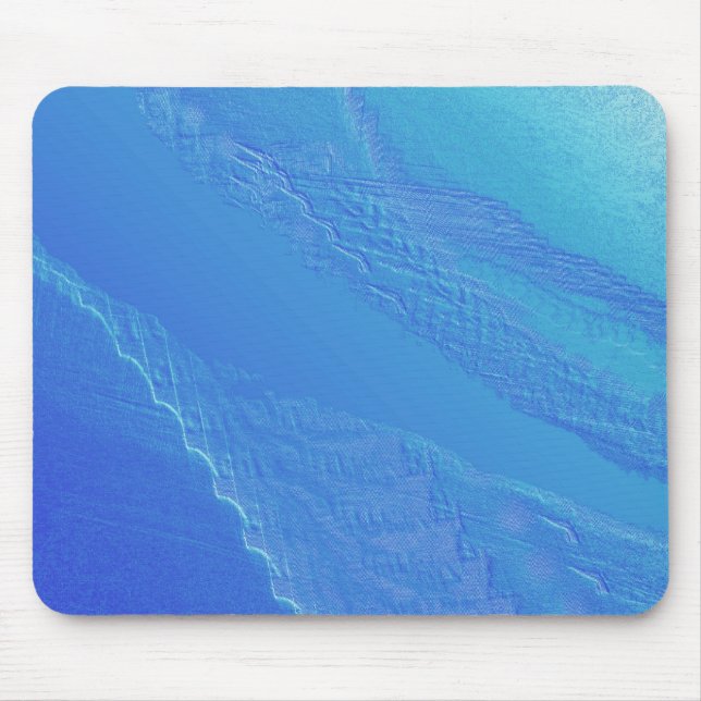 Blue Background Mouse Mat (Front)