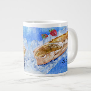Blue Baguette Le Cafe Mug