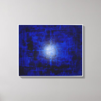 blue ball canvas print