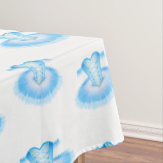 Blue Ballerina Birthday Tutu Ballet Tablecloth