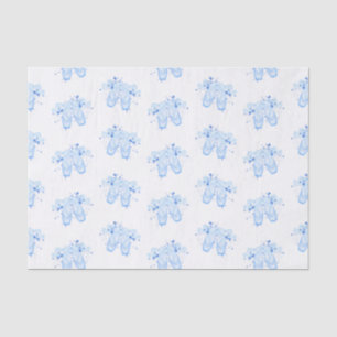 Blue Ballerina Pointe Shoes Ballet Tissue Paper