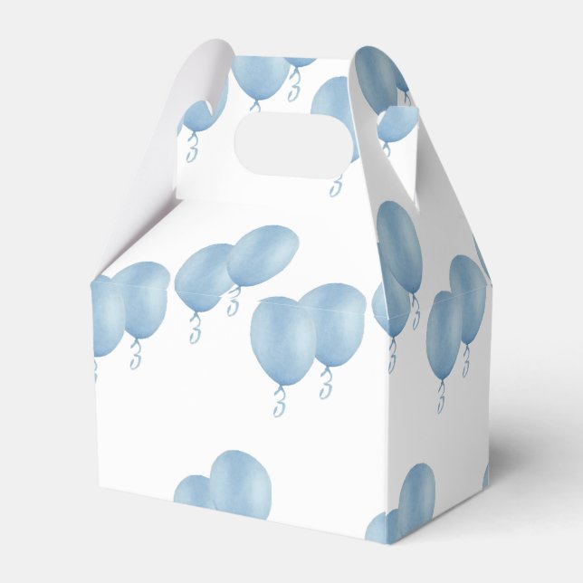 Blue balloons gift box (Back Side)
