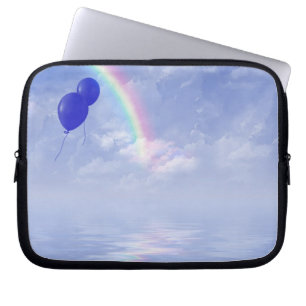 Blue Balloons Laptop Sleeve
