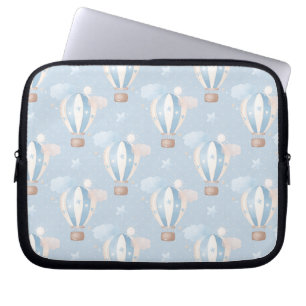 Blue Balloons Pattern Laptop Sleeve