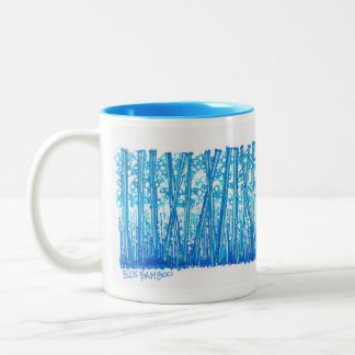 Blue Bamboo Collection Two-Tone Coffee Mug