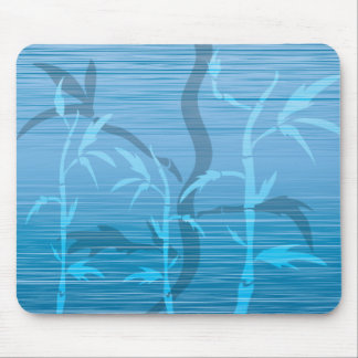 Blue Bamboo Mouse Pad