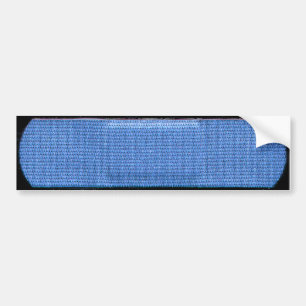 Blue Bandage Bumper Sticker
