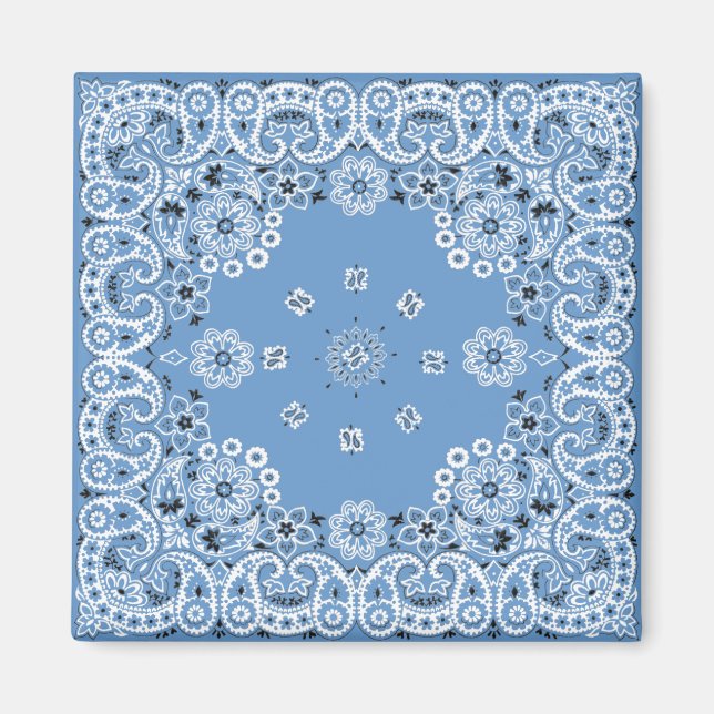 Blue Bandanna Magnet (Front)