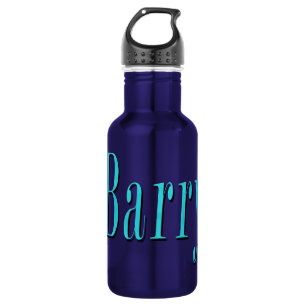 Blue Barry Name Logo, 532 Ml Water Bottle