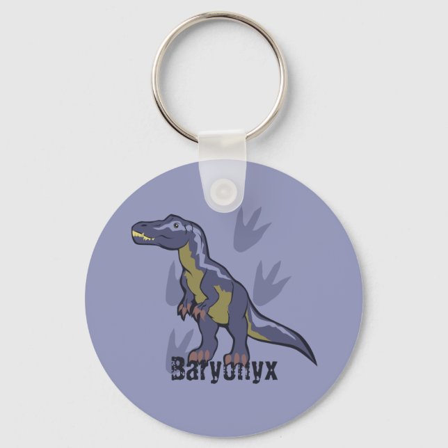 Blue Baryonyx Key Ring (Front)