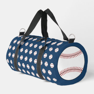 Blue Baseball Duffel Bag