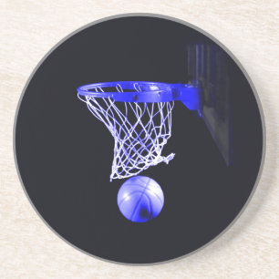 Blue Basketball Christmas Ornaments Coaster
