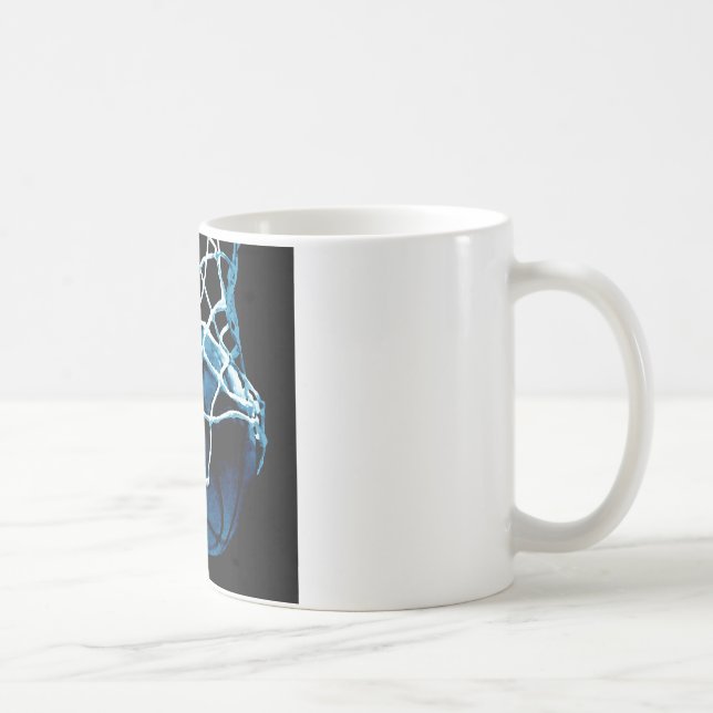 Blue Basketball Coffee Mug (Right)
