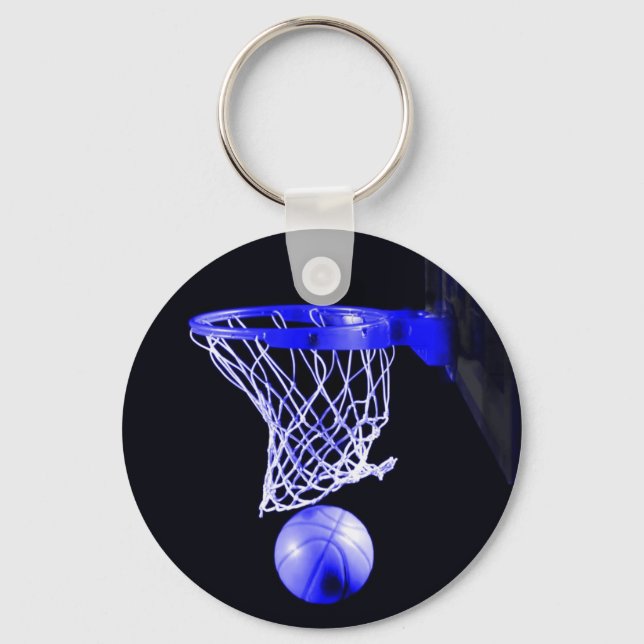 Blue Basketball Keychains (Front)