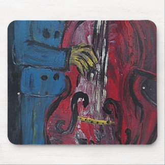 BLUE BASS MOUSE MAT