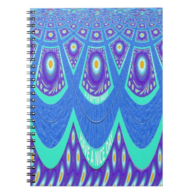 Blue batik notebook (Front)