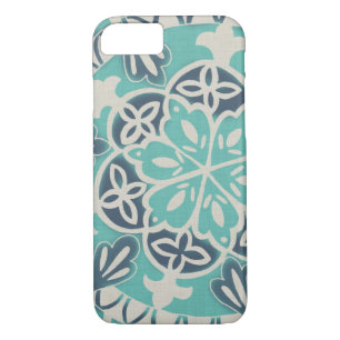 Blue Batik Tile I iPhone 8/7 Case