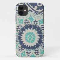Blue Batik Tile III