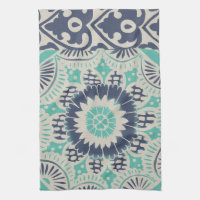 Blue Batik Tile III