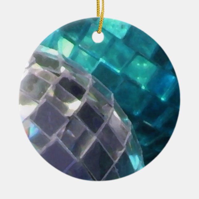 Blue Baubles detail ornament (Front)