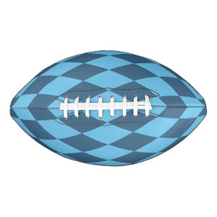 Blue Bavaria Rhombus Flag Pattern American Football