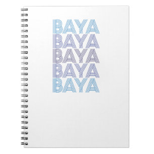 Blue Baya Notebook