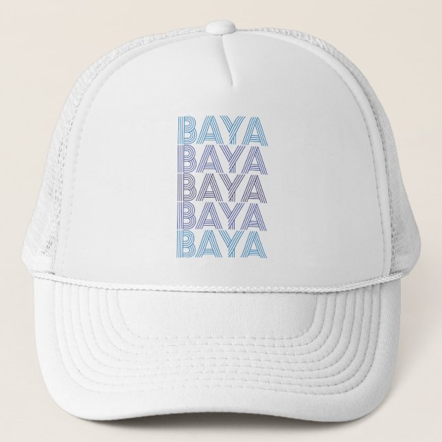 Blue Bayas Trucker Hat (Front)