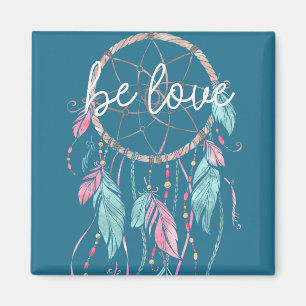 Blue Be Love Dream Catcher Magnet
