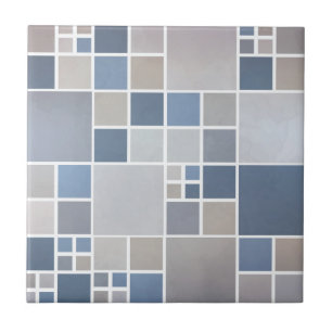 Blue Beach Mosaic Pattern Kitchen Bathroom Tile