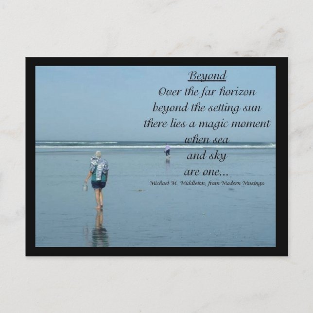 Blue Beach Postcard (Front)