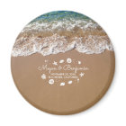 Blue Beach Sea waves and Ocean Treasures Wedding