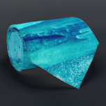 Blue beach waves nautical sea ocean marine tie<br><div class="desc">A beautiful watercolor abstract collage of ocean waves against sea blue tones. This is ideal for a beach wedding; as a coastal anniversary gift or as a gift for your groomsmen.</div>